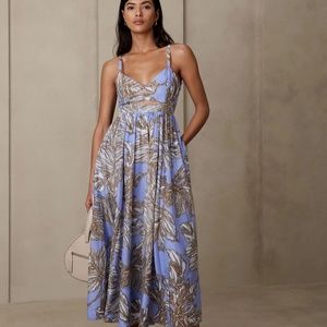 Banana Republic ISA COTTON-SILK DRESS